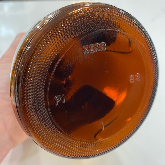 Vintage Estate Set Of 2 Mrs Butterworth’s Amber Brown Glass Bottles 12 & 24 Oz - Picture 9 of 9